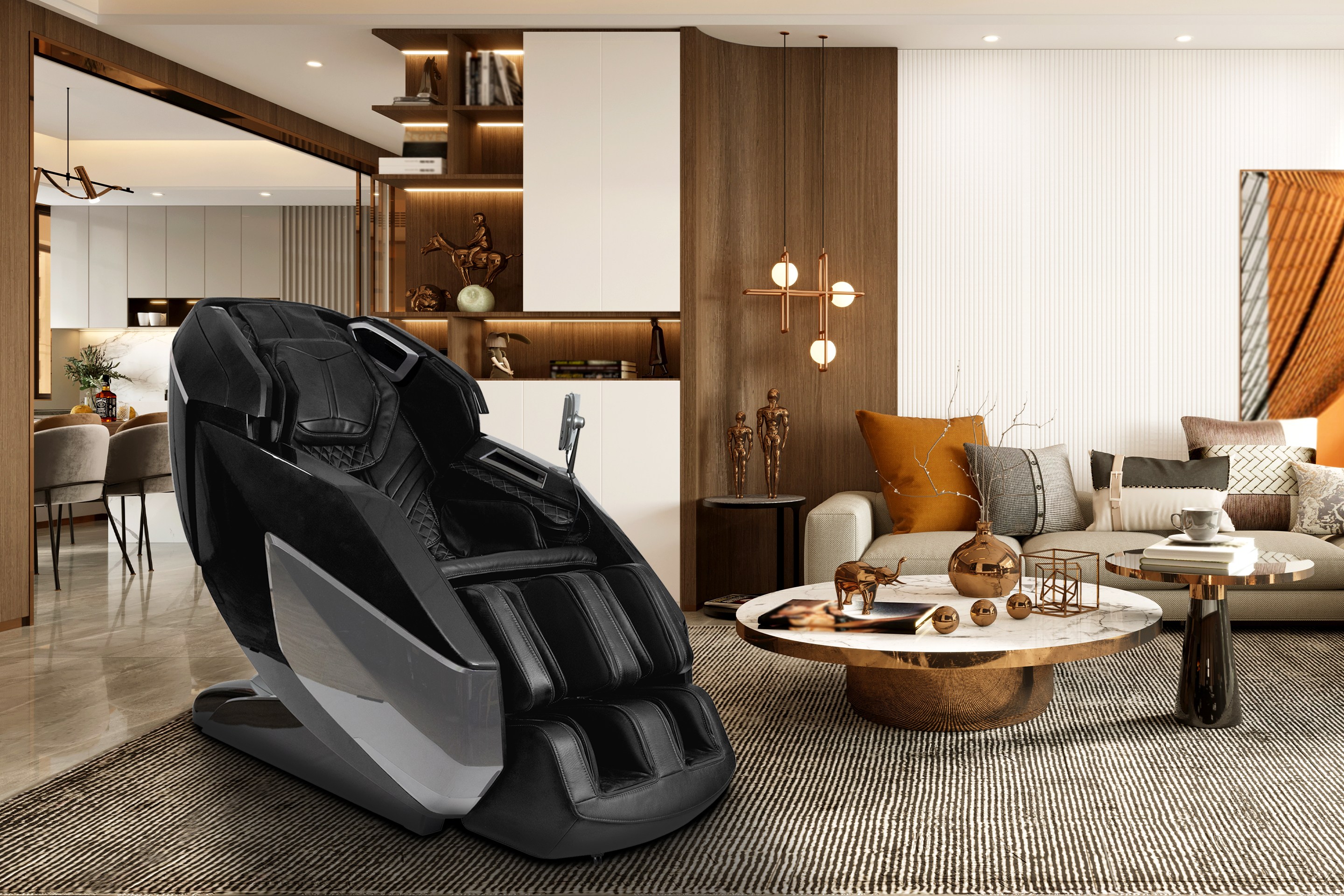 Circadian Syner-D Massage Chair Black