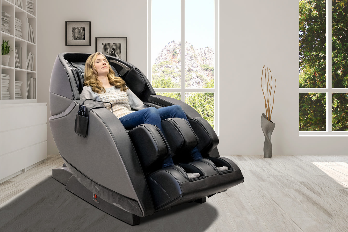 Kyota Kansha M878 4D Massage Chair Grey/Black