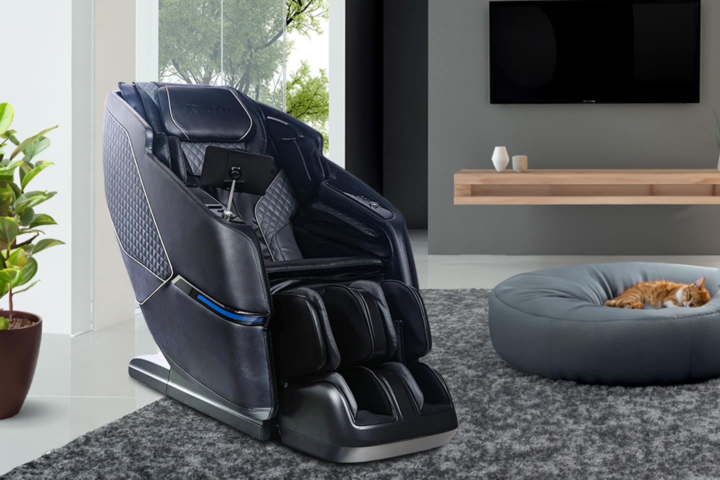 Kyota Kizuna M688 Massage Chair Black/Gray